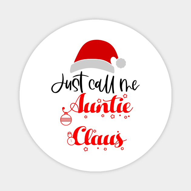 Auntie Claus Magnet by CindersRose